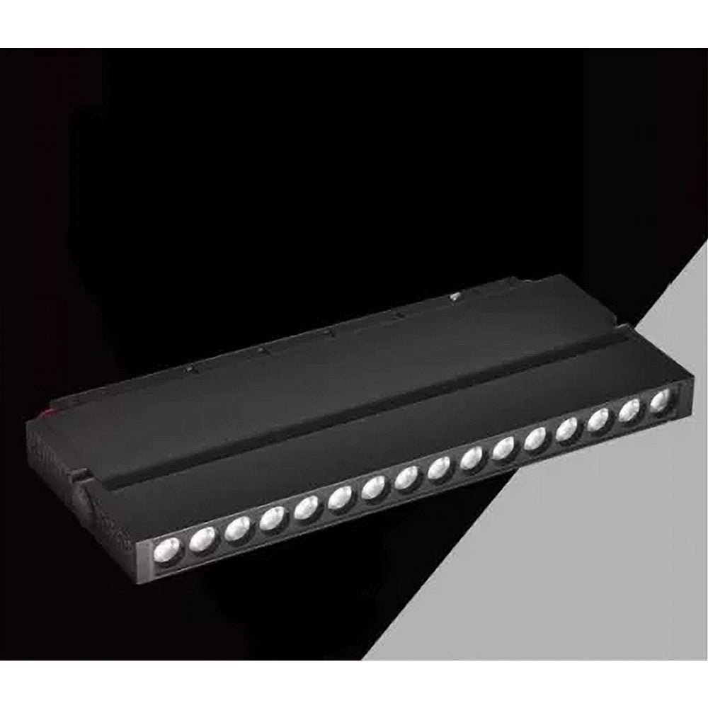 Trade Shop - Faretto Led 24 W Magnetico Rettangolare Per Binario 48v Luce 3000k 4000k Fr-r300 -