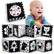 Libro di sviluppo per bambini - Attività di Tummy Time - Allenatore di posizione ventrale - Libri Montessori per l'anno zero uno due - Libro per 6 mesi - Libro per bambini - Attività per bimbi - Box di attività - Libro per piccoli animali