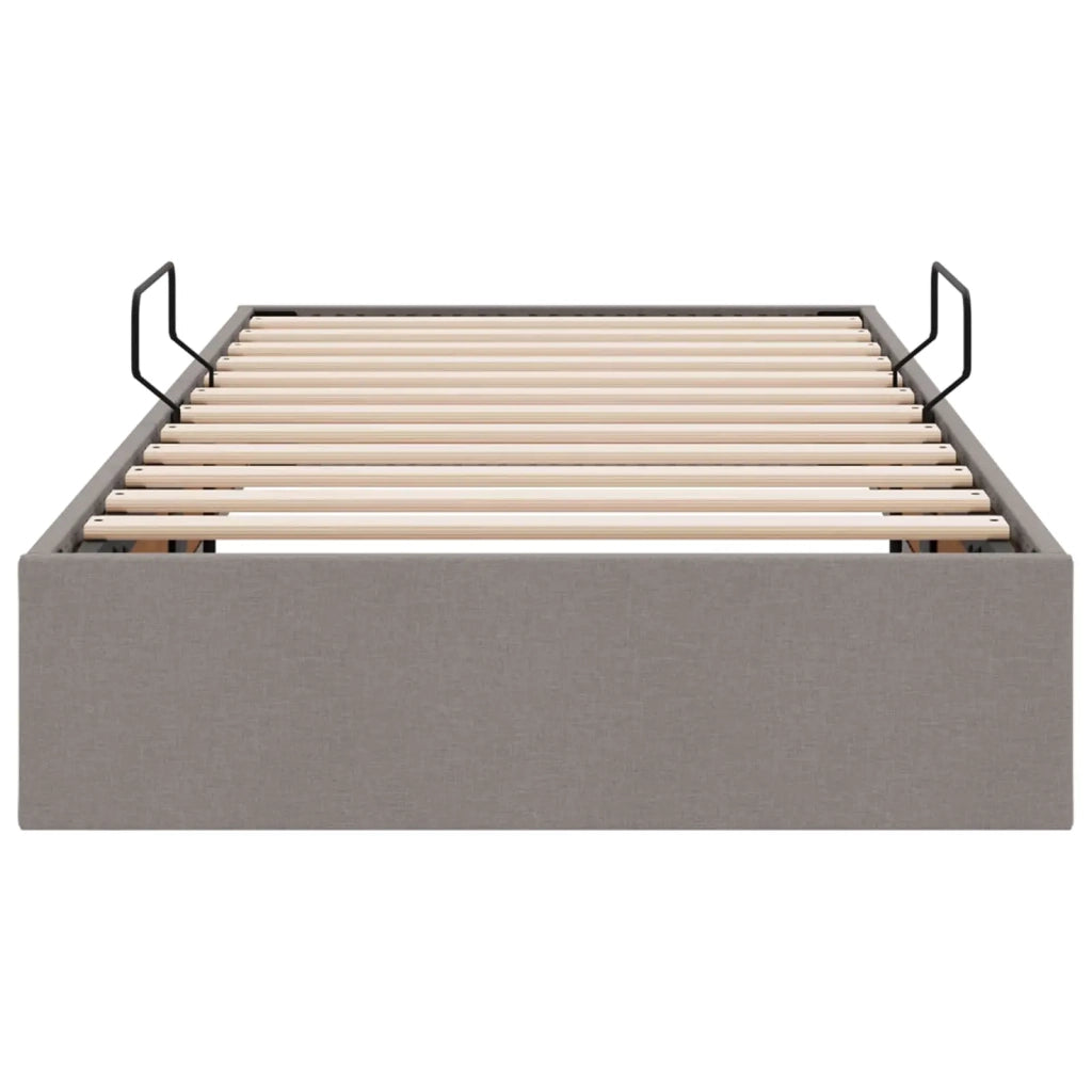 Letto ottomano con archiviazione Talpa 100 x 200 cm Tessuto 3442805