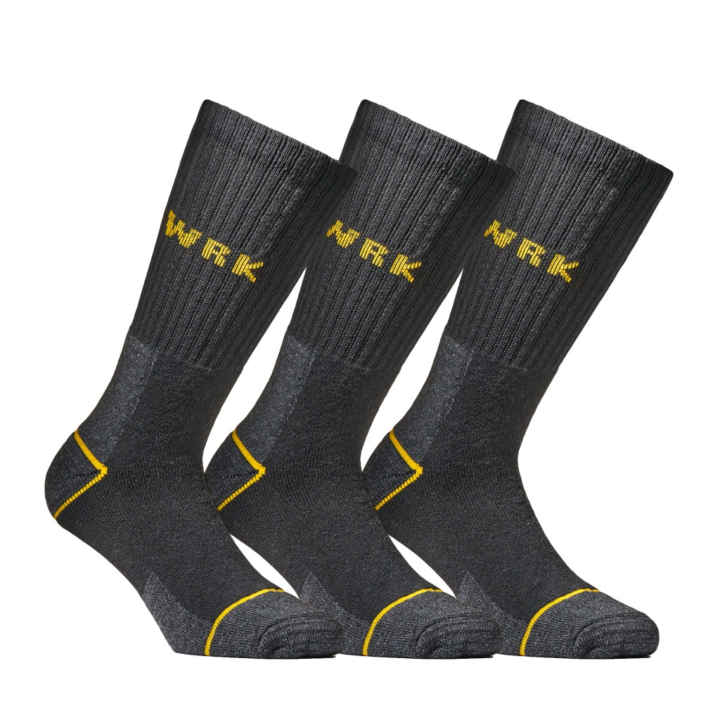 CALZA CORTA NERO (3 PAIA) ANTI INFORTUNISTICA 43/46