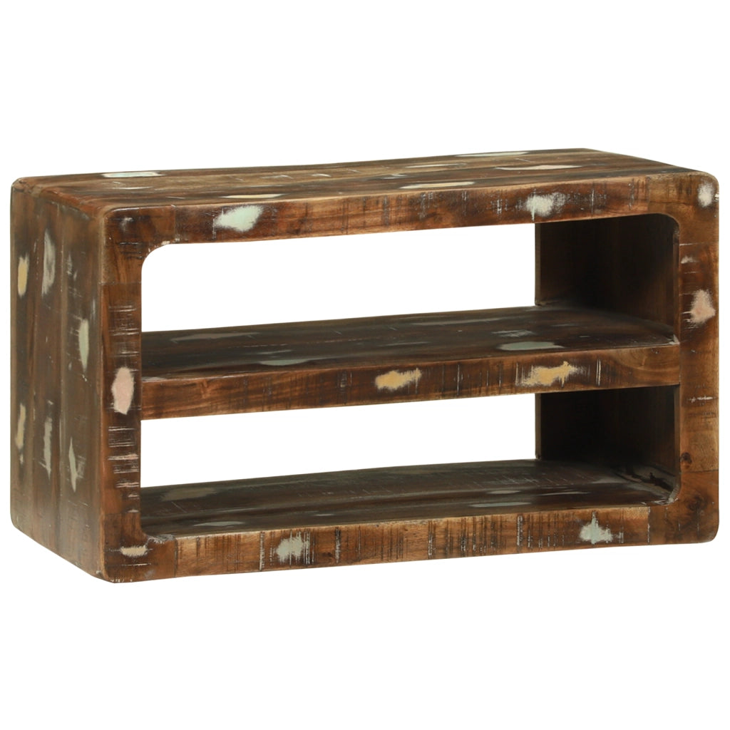 cabinet TV 60x32x36 cm in legno massello di recupero