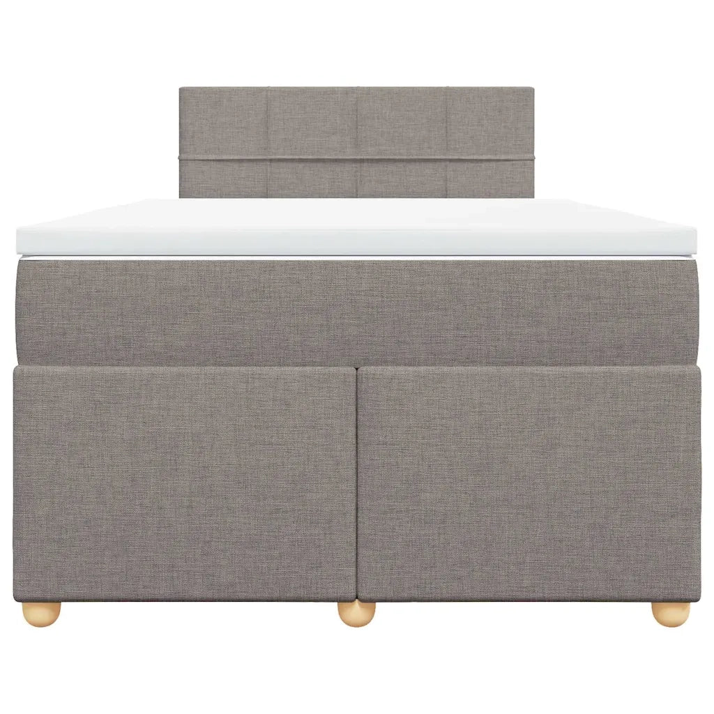 Giroletto a Molle con Materasso Tortora 120x200 cm in Tessuto 3286651
