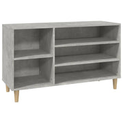 Scarpiera | Mobile per scarpe Grigio Cemento 102x36x60 cm in Legno Multistrato