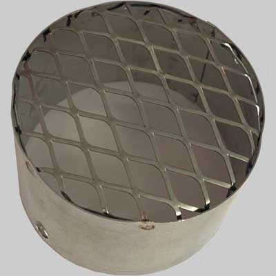 TERMINALE ASPIRAZIONE INOX  Ø 80     MADE IN ITALY