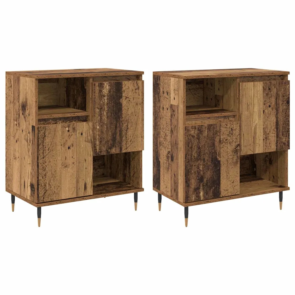 Sideboards 2 pcs Legno vecchio 120 x 35 x 70 cm