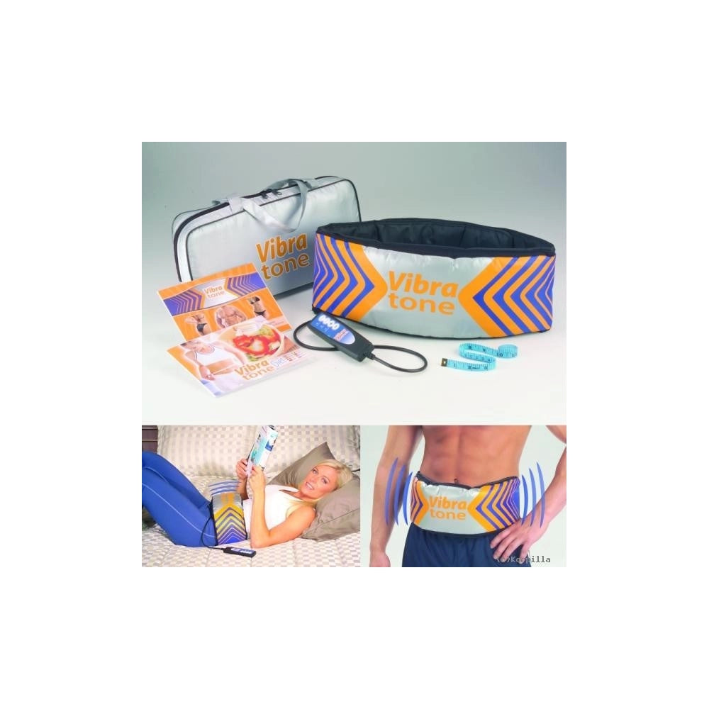 Trade Shop - Fascia Vibrante Vibratone Vibra Cintura Massaggio Pancia Glutei Cosce Fianchi -