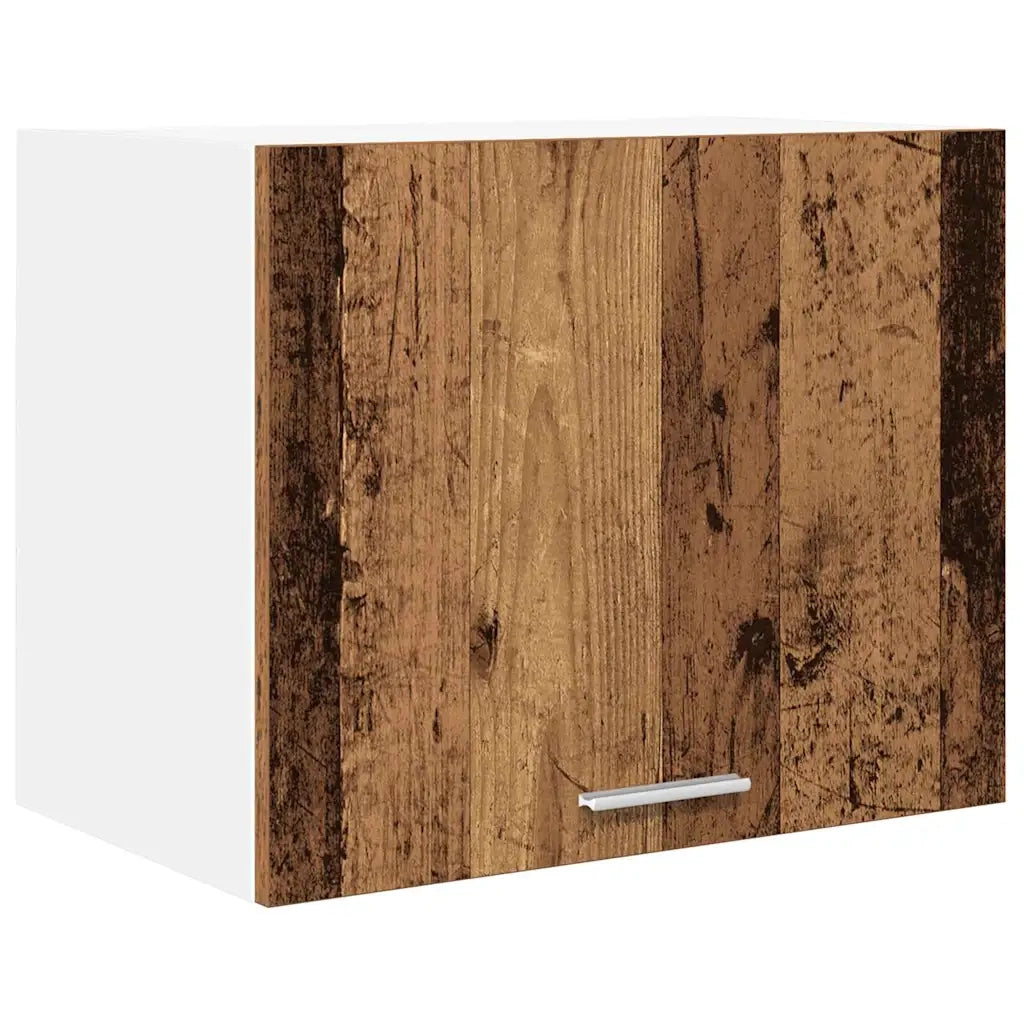 Armadio pensile 2 pcs Legno Antico e Bianco 50 x 31 x 40 cm