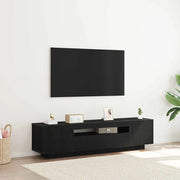 Mobile TV Nero 160 x 35 x 40 cm Legno multistrato 861103