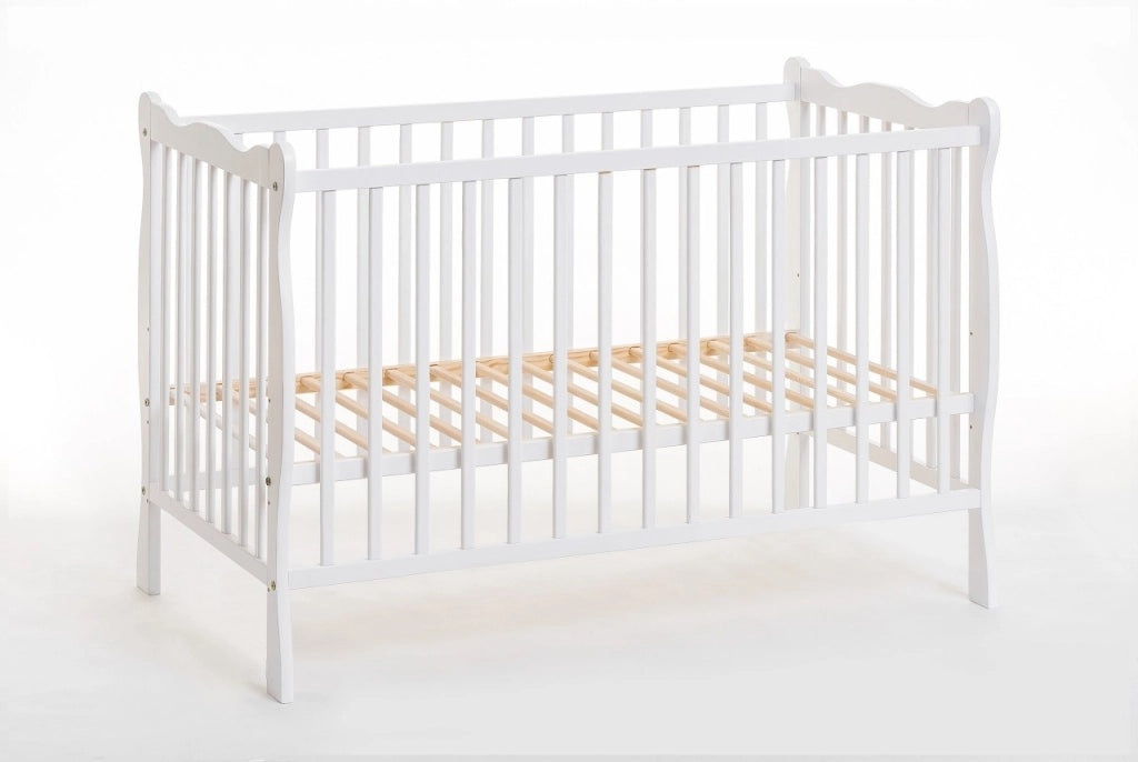 Letto culla 124x82x71 Cm in legno di pino Ala colore Bianco