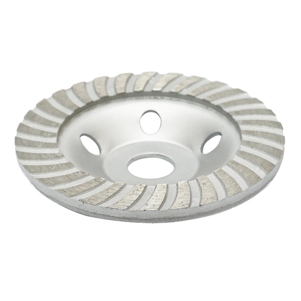 Disco diamantato segmentato 125x22.23mm per levigatura di calcestruzzo, granito e marmo Breckner Germany