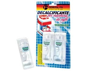 DECALCIFICANTE ECOLOGICO PER MACCHINE DA CAFFE' - 12 pezzi GENERALFIX