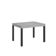 Tavolo allungabile 80x120/204 cm Every Cemento telaio Antracite