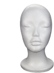 Mannequin per capelli - supporto per parrucca - misura del cranio 52 cm - leggero - portatile