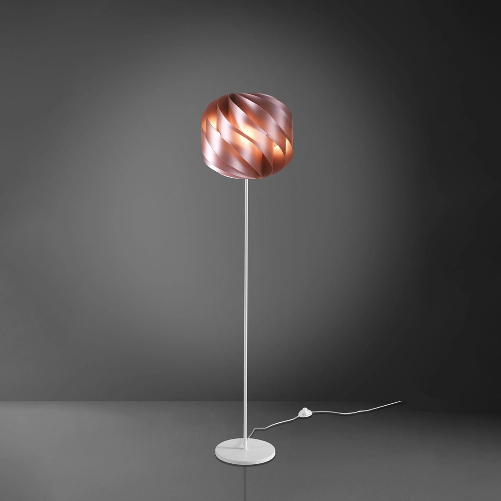Piantana Moderna Globe Polilux ® Pink Metal E Metallo 1 Luce E27