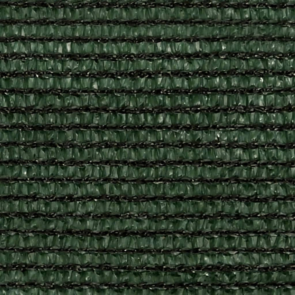 Vela ombreggiante 160 g/m² verde scuro 4 x 7 m HDPE 02_0009437