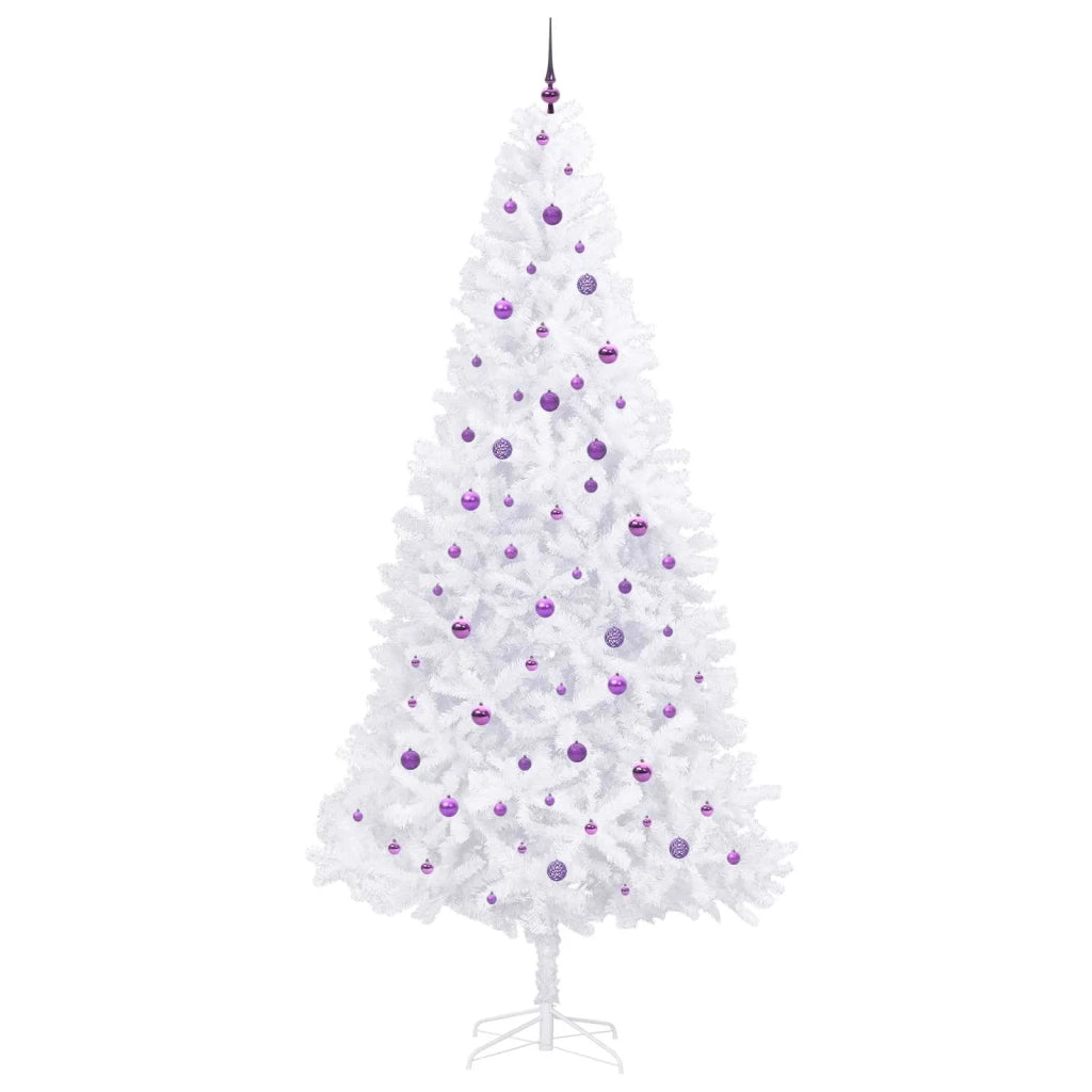 Albero di Natale artificiale Bianco 300 cm PVC e Acciaio 3426564