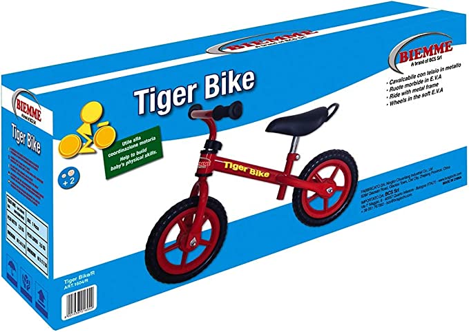 Bici Senza Pedali Metallo 1 anno 2 anni 3 anni in Metallo Bicicletta Equilibrio senza Pedali in Metallo 80 x 45 x 52 cmB