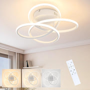 ZMH Lampada da soffitto plafoniera LED metallo 36 cm forma farfalla dimmerabile per soggiorno