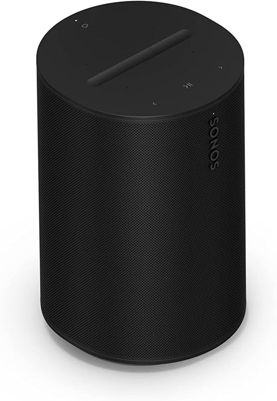 Sonos Era 100, smart speaker altoparlante Wi-Fi, Bluetooth e line-in 3,5mm, Alexa integrata e Air Play 2, Trueplay, Nero