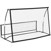 Rete da Rimbalzo Portatile 2-in-1. Doppio Lato e Pieghevole