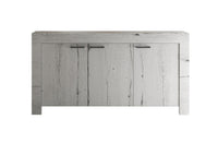 Mobile Buffet in Melaminico 160x43x86cm TFT Neve Rovere Neve