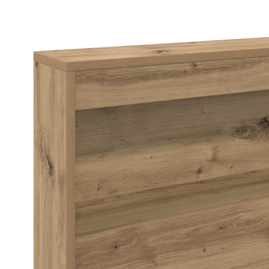 vidaXL Testata contenitore rovere artigianale 90 cm Legno multistrato