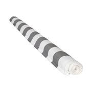 Tessuto per tende da sole SAULE 2,95 × 2,5 m - Tessuto a righe bianco/grigio