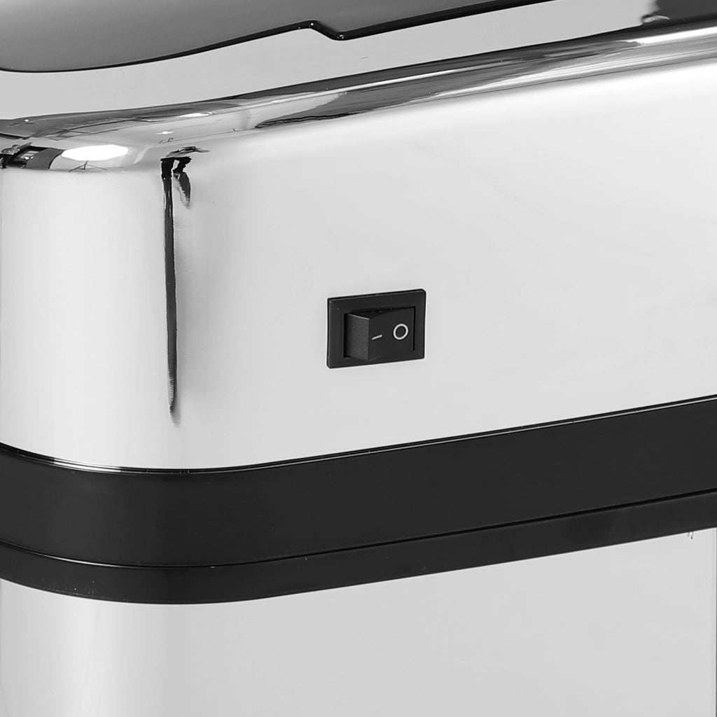 PATTUMIERA Automatica con Sensore IR 30 L 54x37x29 cm Acciaio Inox Argento
