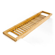 Portavasca da bagno a ponte in legno di bambù 64 cm 3213055