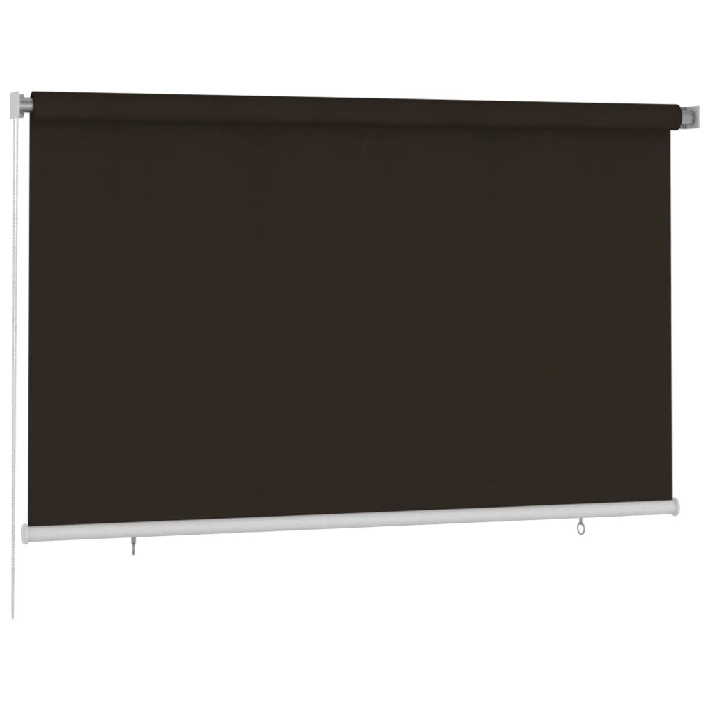 vidaXL Tenda a Rullo per Esterni 240x140 cm Marrone HDP