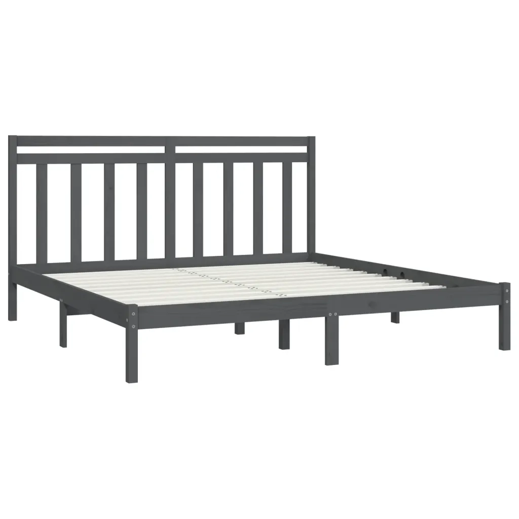 Giroletto Grigio in Legno Massello 200x200 cm 3105272