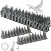 Spine dei colombi 12 pezzi - 5,2 metro spine in plastica per spaventapasseri per balcone e ringhiera