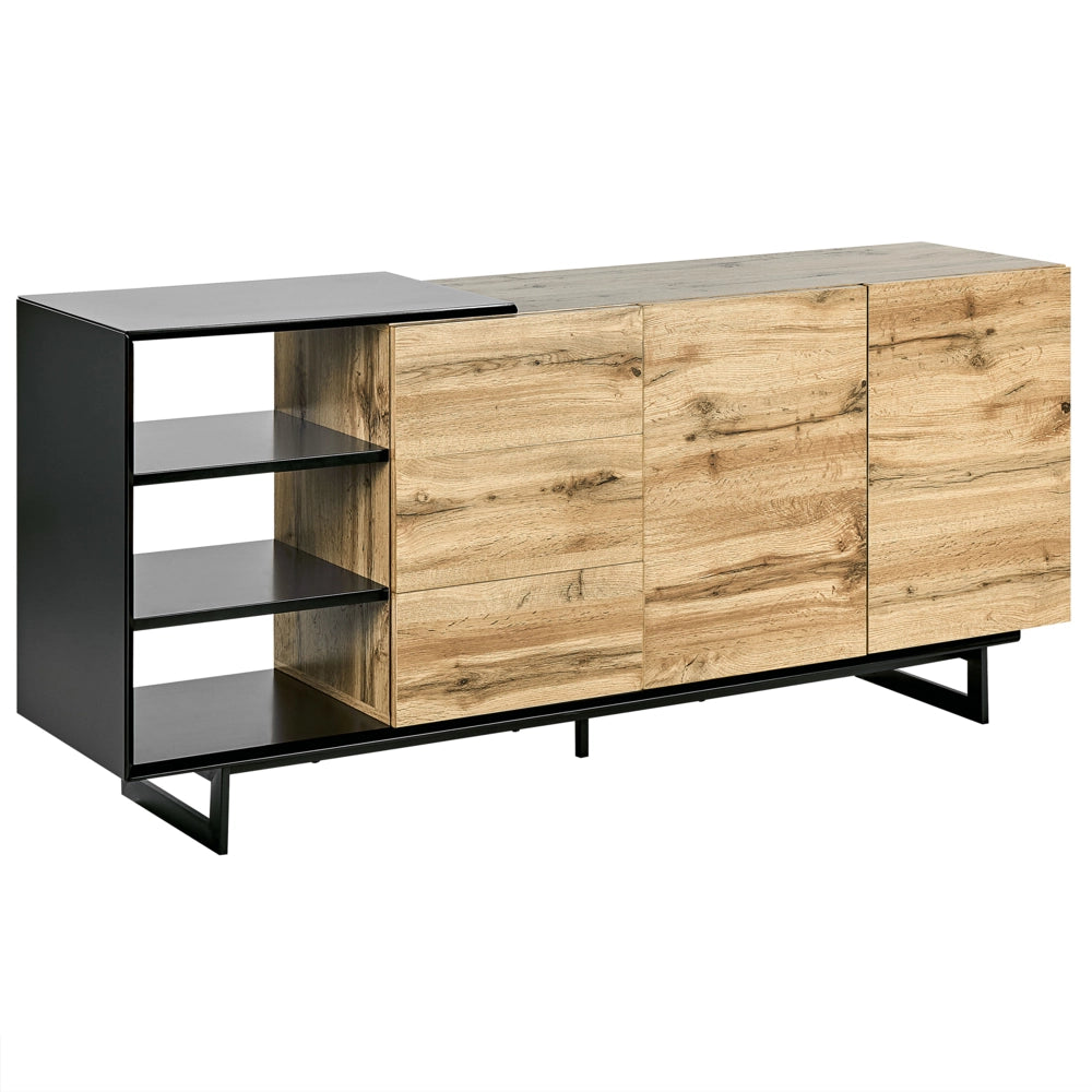 Credenza in legno chiaro mobile contenitore soggiorno camera da letto