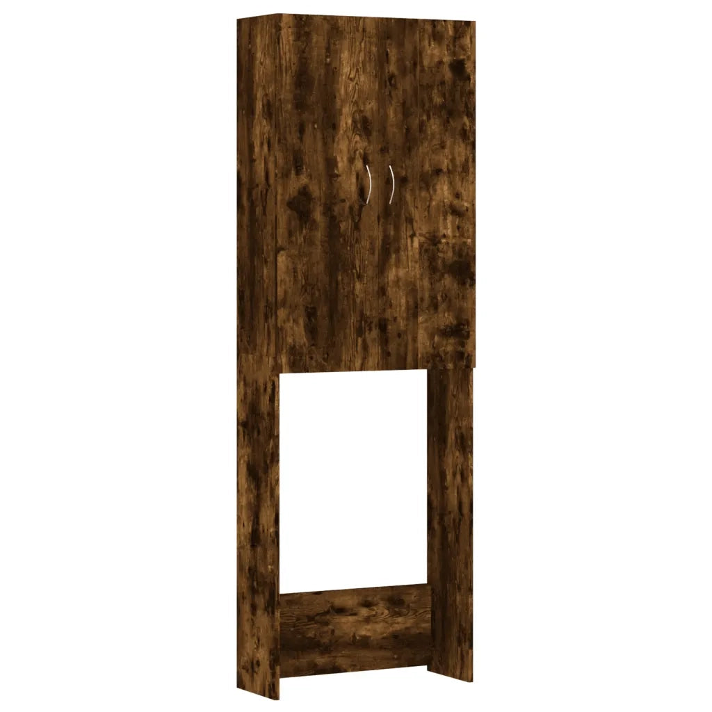 Mobile per Lavatrice Rovere Fumo 64x25,5x190 cm CFW3967670