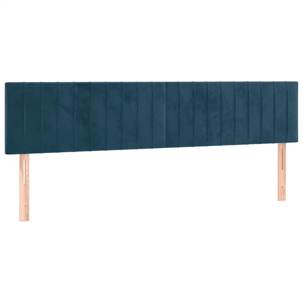 Letto a Molle con Materasso e LED Blu Scuro 200x200 cm cod mxl 64470