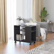 Tavolino da Salotto Grigio 70x35x55 cm in Legno Multistrato 802122