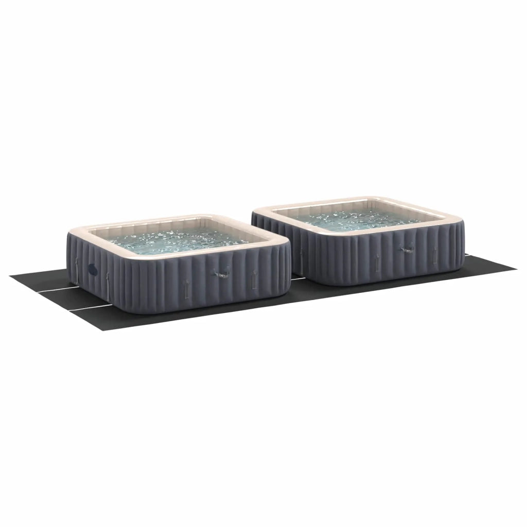 Telo per Fondo Piscina Regolabile Nero 640 x 321 x 0,1 cm 42009125