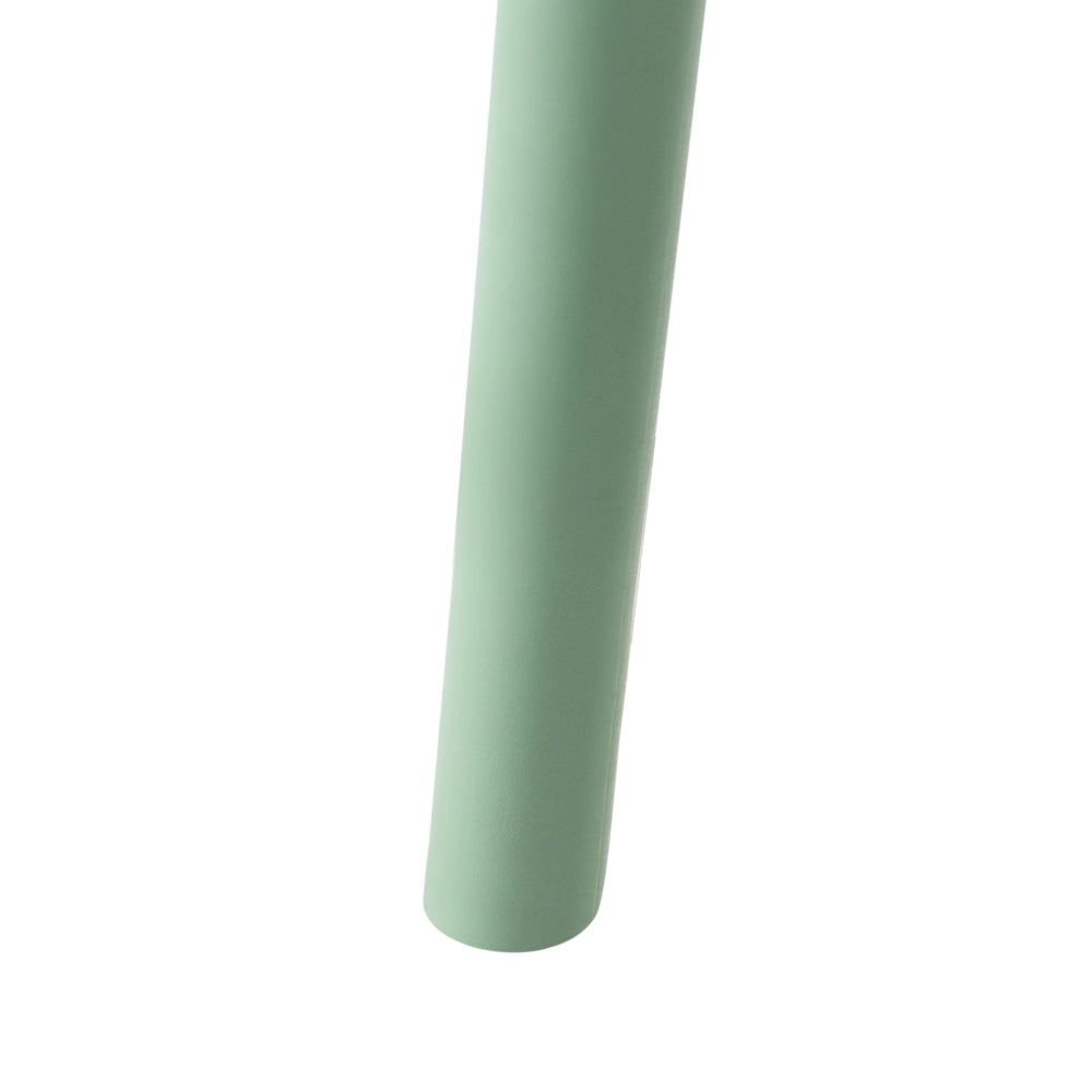 Set di 4 sedie da giardino verde Materiale sintetico Plastica Interno Esterno Giardino con braccioli Sala da pranzo Stile moderno minimalista