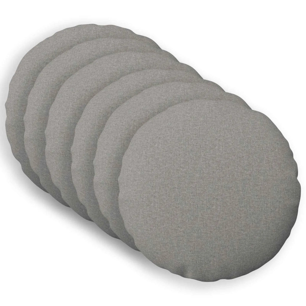Federa 6 pz HEERLEN Grigio Nuvola Ø 40 cm Tessuto 922190