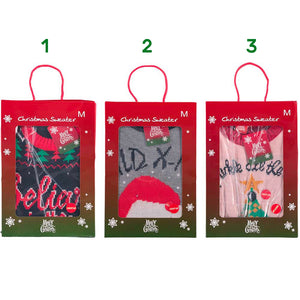 MAGLIA X-MAS CON LUCI DONNA