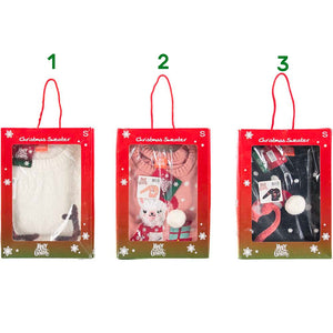 MAGLIA X-MAS CON LUCI DONNA