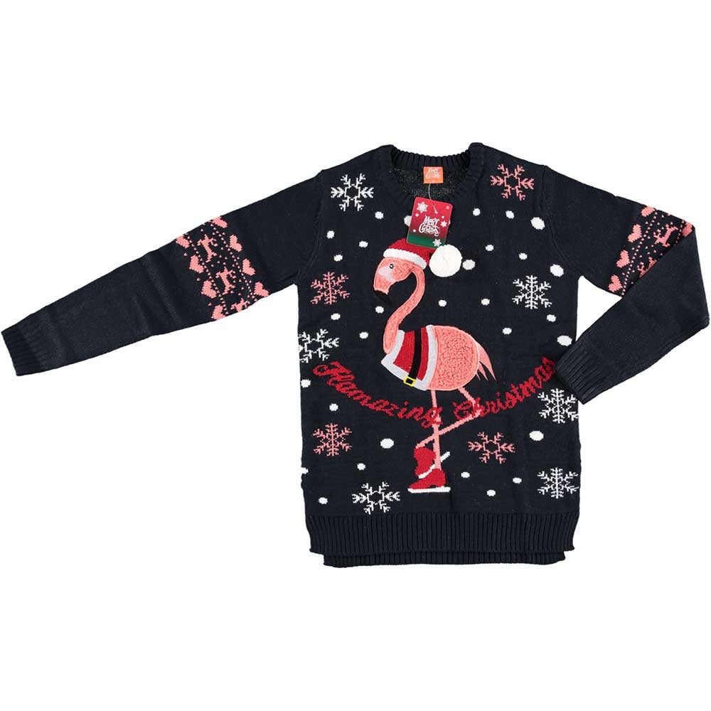MAGLIA X-MAS CON LUCI DONNA