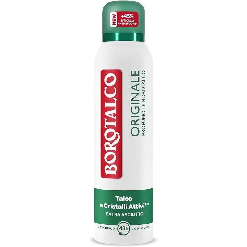 BOROTALCO DEO SPRAY 150 ML NEW ORIGINAL + ASCIUTTO PROFUMO DI BOROTALCO