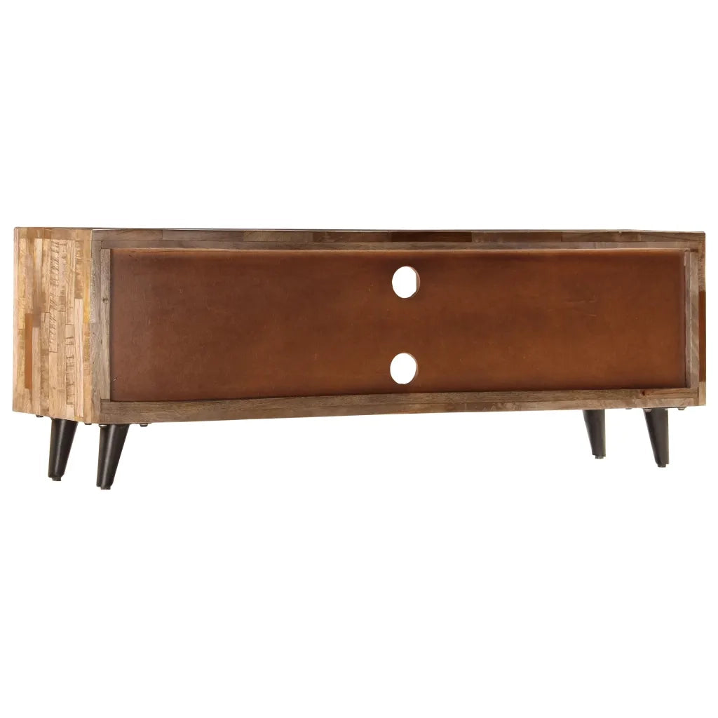 Mobile Porta TV 118x30x40 cm in Legno Massello di Mango 247330