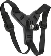 Cinturino di montaggio per la testa con cinghia regolabile per prevenire la caduta della camera, compatibile con Hero 7 6 5 pollici, nero.
