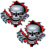 Sticker auto e motocicletta - 2 pezzi - Nero - Adatto per auto e motocicletta