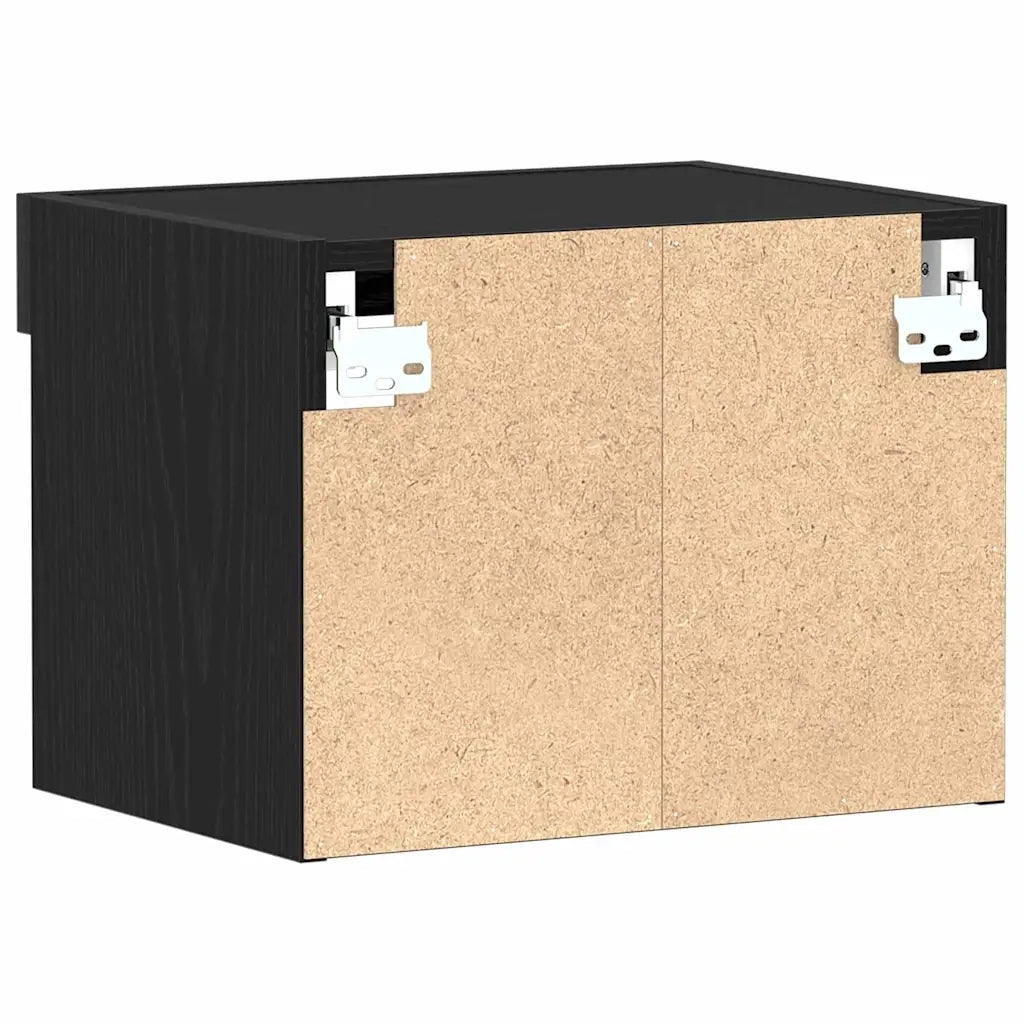 Set mobile TV Rovere Nero 40 x 30 x 30 cm Legno multistrato 863102
