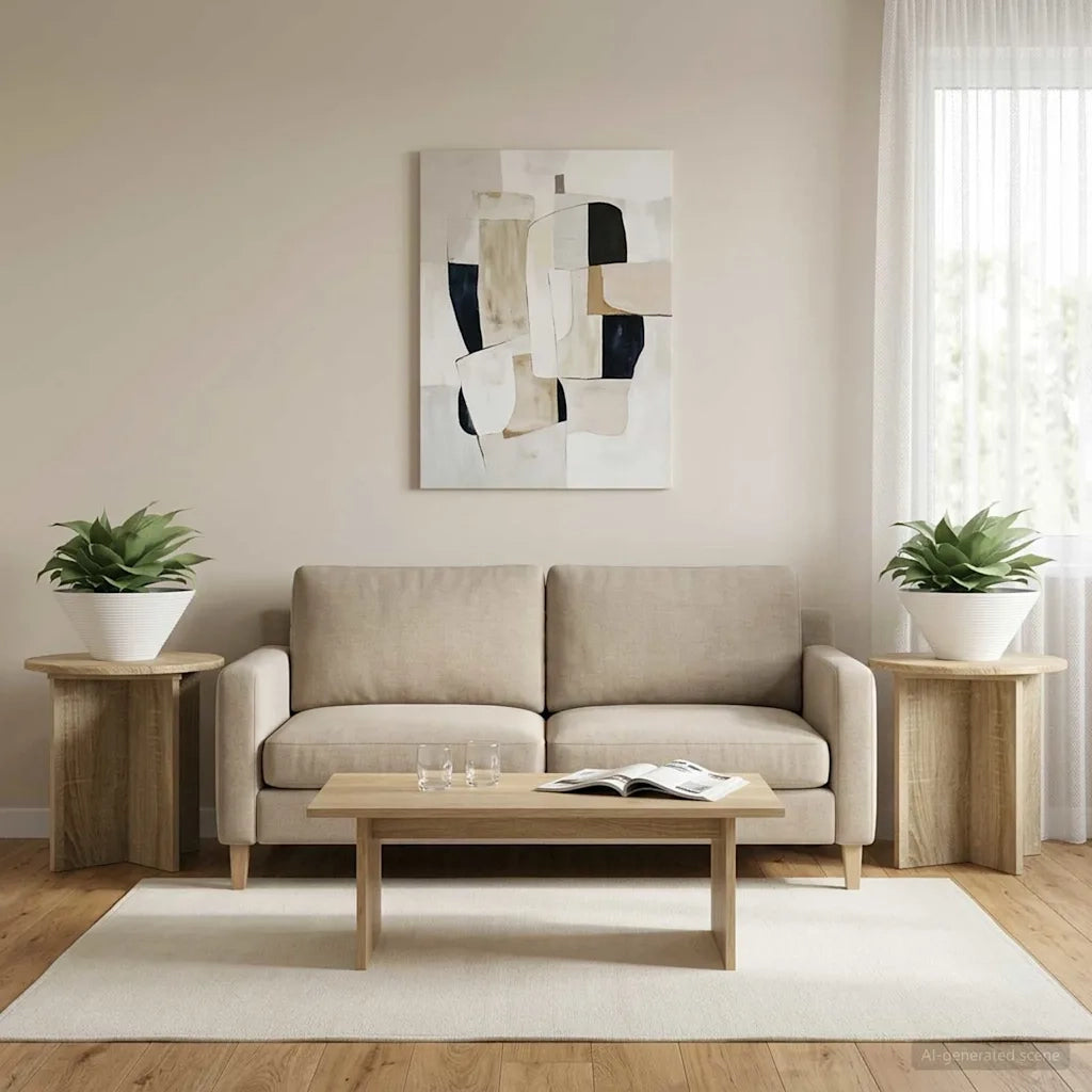 Supporto per piante 2 pcs Rovere Sonoma 40 x 40 x 40 cm 899728