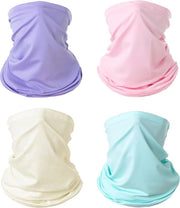 Parascheggio facciale - 4 Pack - Scheda facciale - Cinturino - Cappuccio multifunzionale in poliestere - per Sport bicicletta motocicletta - Unisex - Multicolore - Scheda cappuccio - Dimensione unica