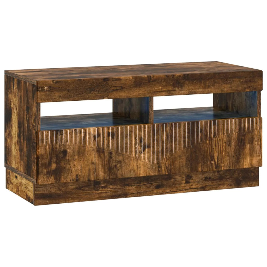 Mobile TV LED Rovere Fumo Legno ingegnerizzato 897440